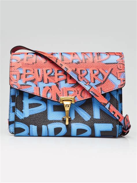 Burberry Graffiti Print Small Macken Crossbody Bag 